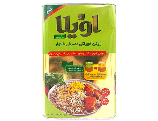 روغن ۴ کیلوی نیمه جامد اویلا