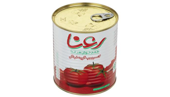 تصویر از رب گوجه فرنگی 800 گرم رعنا اصل